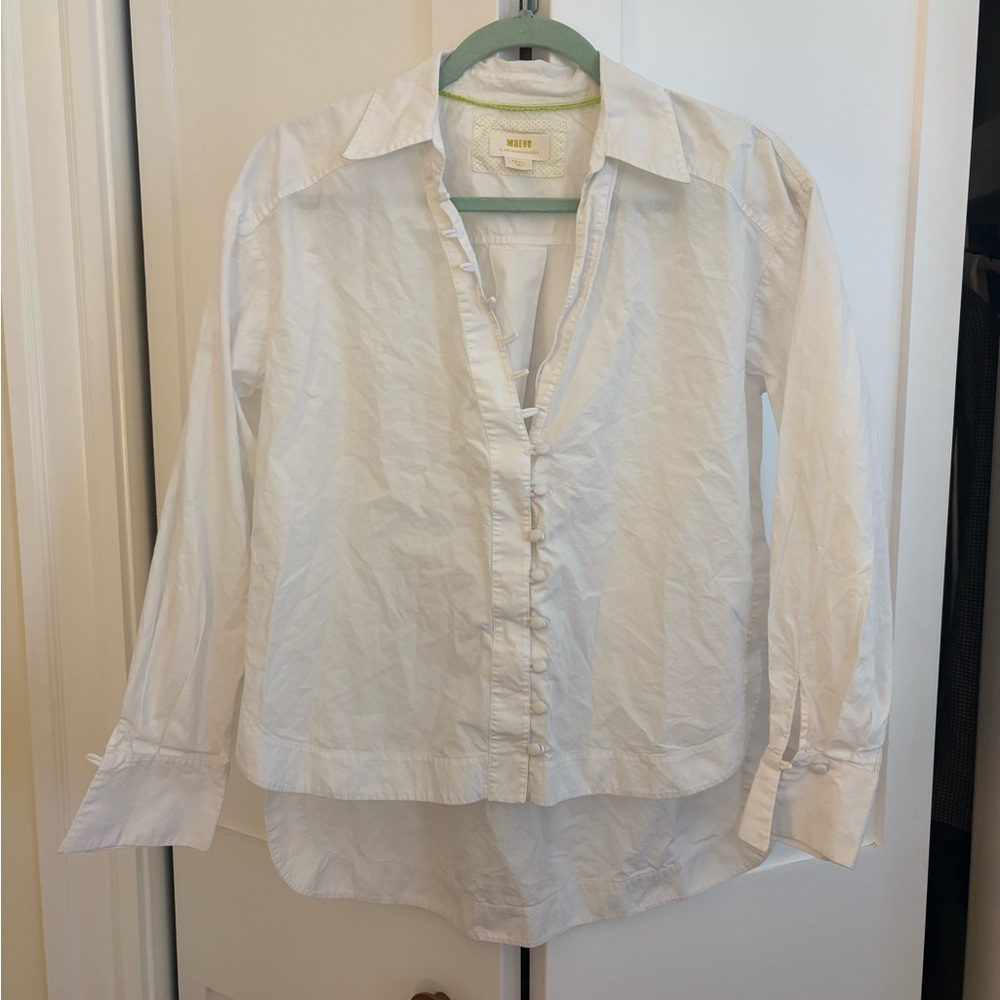 Anthropologie White Blouse